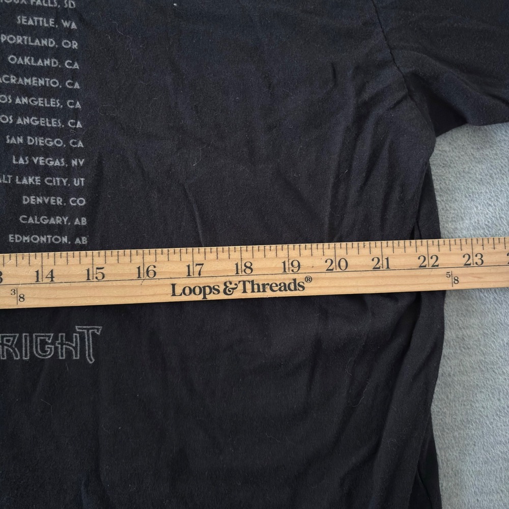 Smashing Pumpkins Shiny and Oh So Bright 2018 Tour T-Shirt Black XL Concert Tee - Picture 8 of 8